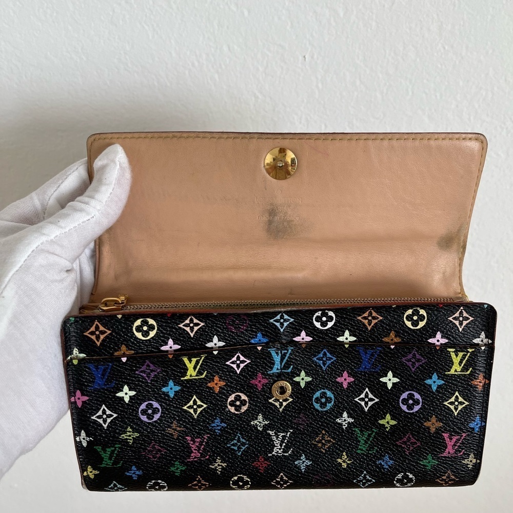 Louis Vuitton Portefeuille Murikami wallet with 46”unbrand chain 2006 - Picture 9 of 17